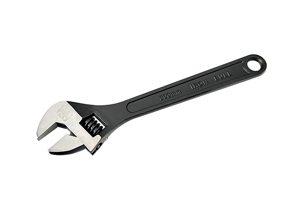 Black Surface Adjustable Wrench