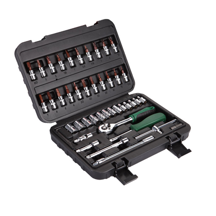 46PCS 1/4 Inch Dr. Socket Wrench Kit